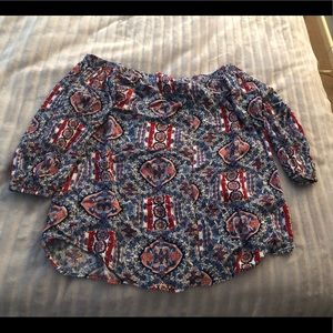 Off the shoulder top